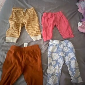 Set of Four Baby Pants - Multicolor